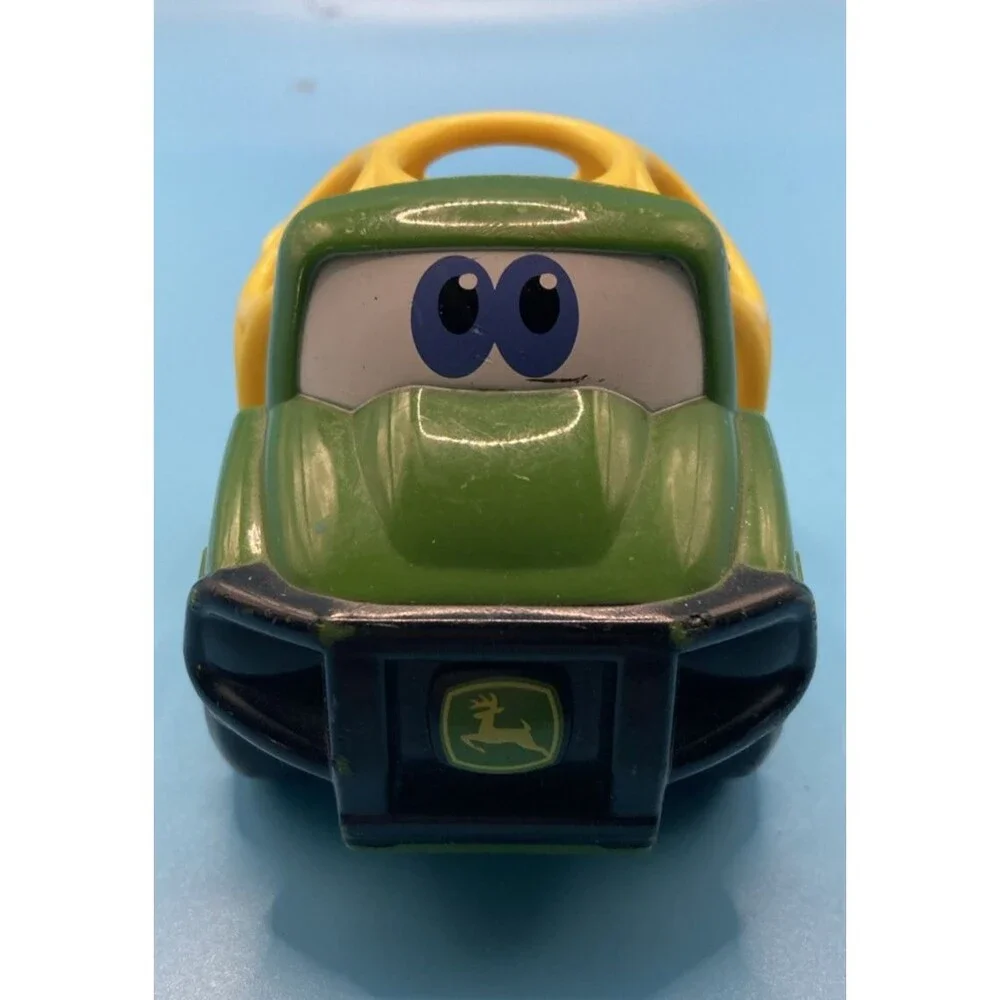John Deere Oball Go Grippers Green Yellow Toy Truck Tractor Toddler Baby Car